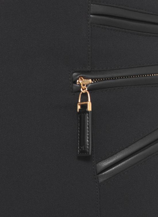 25FW 엘리자베타프랜치 스트레이트 팬츠 PA11956E2 110 Black - ELISABETTA FRANCHI