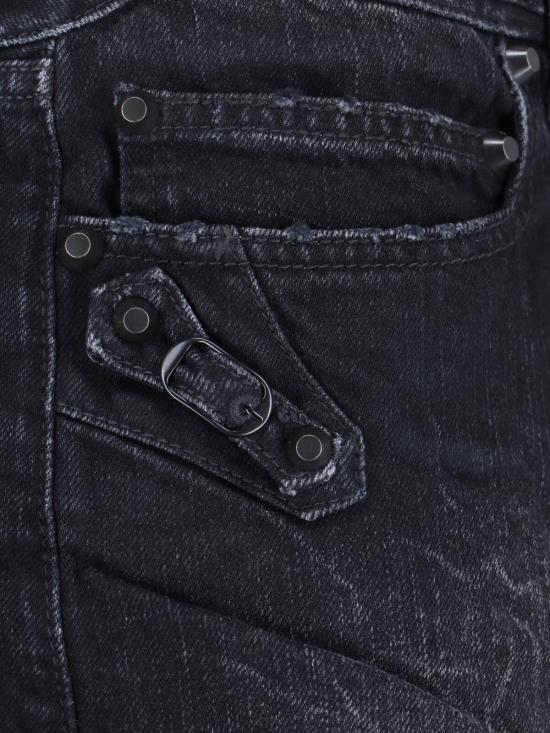 25FW 발렌시아가 와이드 레그 팬츠 852324 TTW67 1037 Black - BALENCIAGA