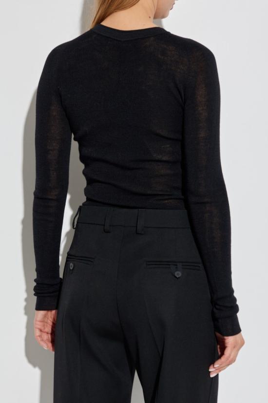 25FW 베르사체 긴팔 티셔츠 1020356 1A16171 1B000 Black - VERSACE