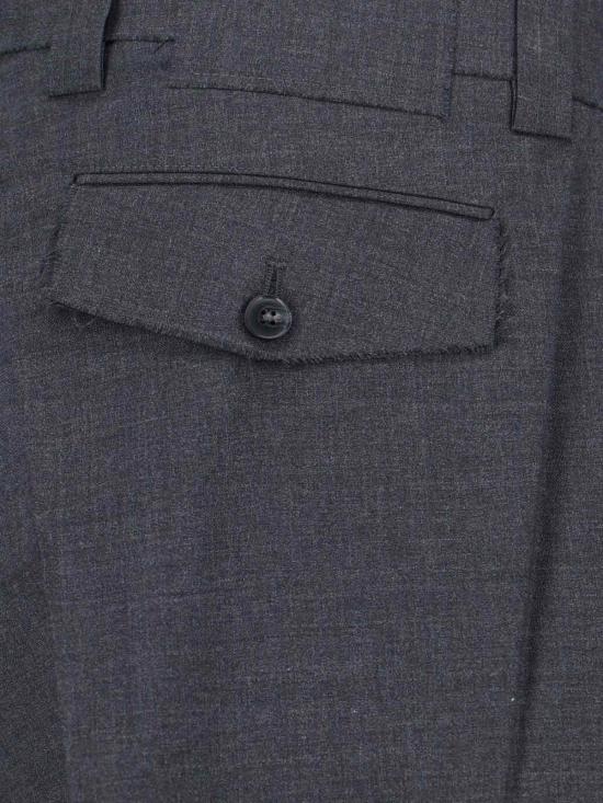 25FW 엠에프펜 스트레이트 팬츠 M325 048 GREY WORSTED WOOL Grey - MFPEN