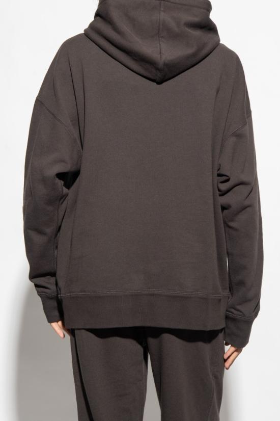  이자벨마랑 마일리 로고 후드 티셔츠 SW0027HA A1M05H FADED BLACK Grey - ISABEL MARANT