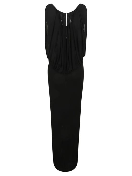  생로랑 롱 원피스 734799Y5G981000 Black - SAINT LAURENT