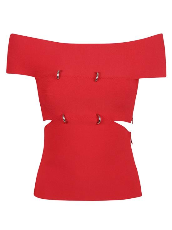  알렉산더 맥퀸 민소매 티셔츠 748051Q1A5Z6610 Red