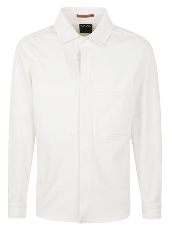  에르메네질도제냐 긴팔 셔츠 UBI81A5400B100 White