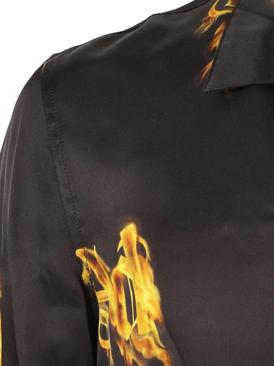  팜앤젤스 반팔 셔츠 PMGG005R24FAB0021076 Black - PALM ANGELS