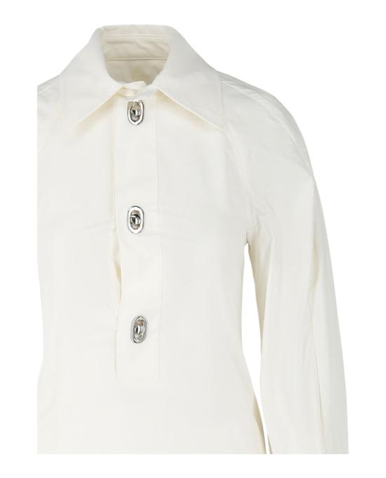  보테가베네타 미디 원피스 628010 VKPB0 9068 34 White - BOTTEGA VENETA