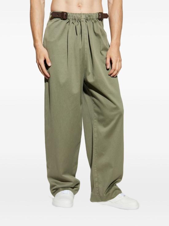 25FW 로에베 스트레이트 팬츠 H526Y04WHI 4160 Green - LOEWE