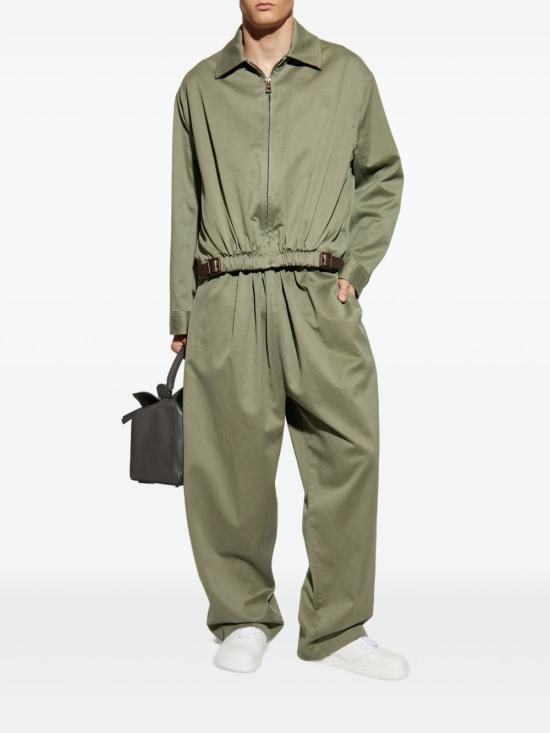 25FW 로에베 스트레이트 팬츠 H526Y04WHI 4160 Green - LOEWE