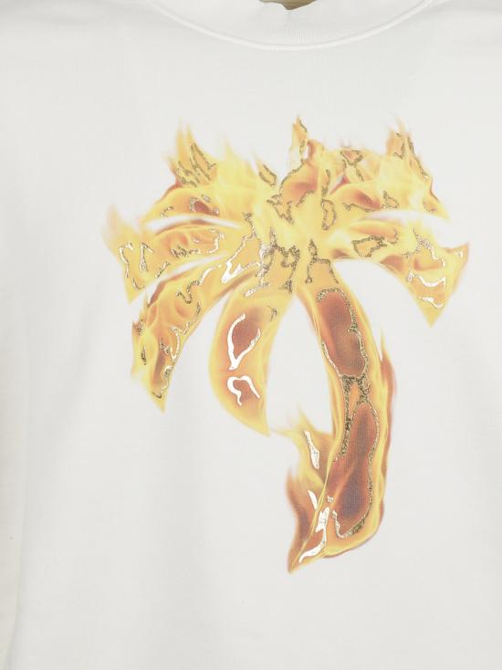 24FW 팜앤젤스 탑 PMBA026F24FLE0100376 White - PALM ANGELS