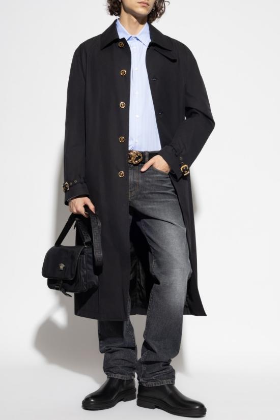 25FW 베르사체 코트 1021569 1A15901 5G610 Black - VERSACE