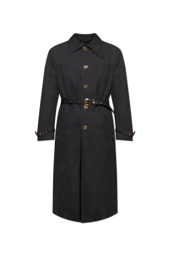 25FW 베르사체 코트 1021569 1A15901 5G610 Black