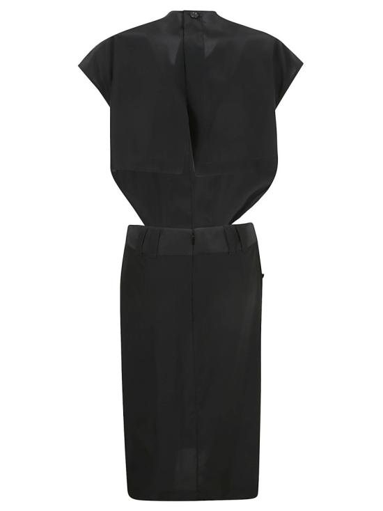  생로랑 미디 원피스 789520Y7I221000 Black - SAINT LAURENT