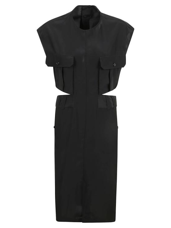  생로랑 미디 원피스 789520Y7I221000 Black