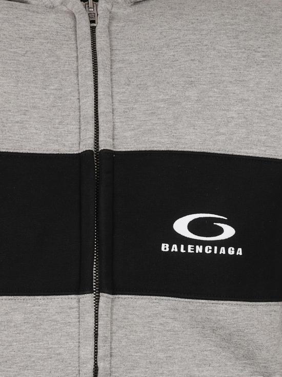  발렌시아가 후드 티셔츠 808832MTRVJ21167 Grey - BALENCIAGA