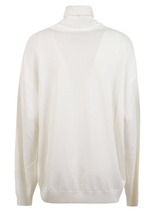  모스키노 터틀넥 090754010001 White - MOSCHINO