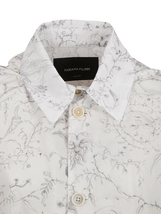  파비아나 필리피 코트 CTD274F566D706VRU White - FABIANA FILIPPI