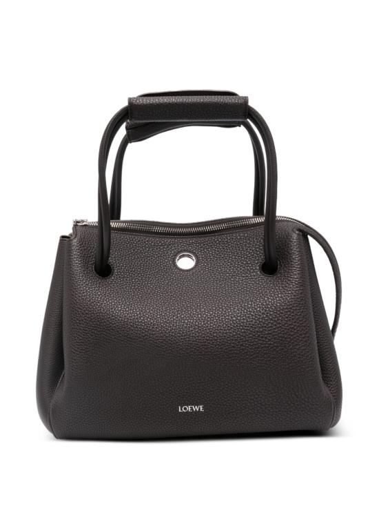 25FW 로에베 토트백 AACOAB1X05 6898 Marrone scuro