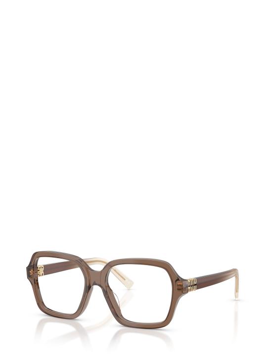 26FW 미우미우 안경 MU 03YV 23H1O1 BROWN TRANSPARENT - MIU MIU