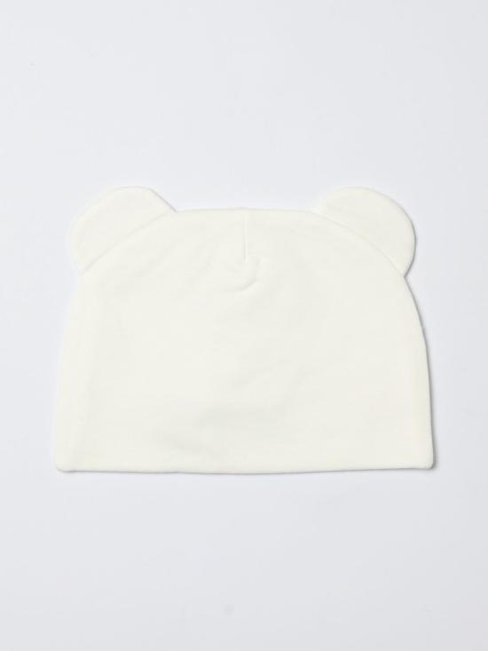 25FW [키즈] 모스키노 모자 MUX05HLCA40 10063 Yellow Cream - MOSCHINO