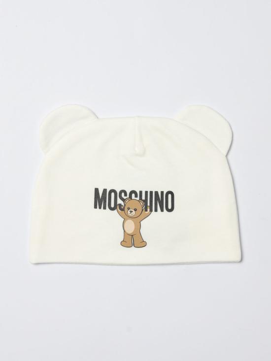 25FW [키즈] 모스키노 모자 MUX05HLCA40 10063 Yellow Cream