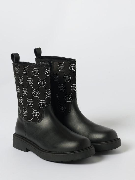 25FW [키즈] 필립 플레인 슈즈 81693 1 Black - PHILIPP PLEIN