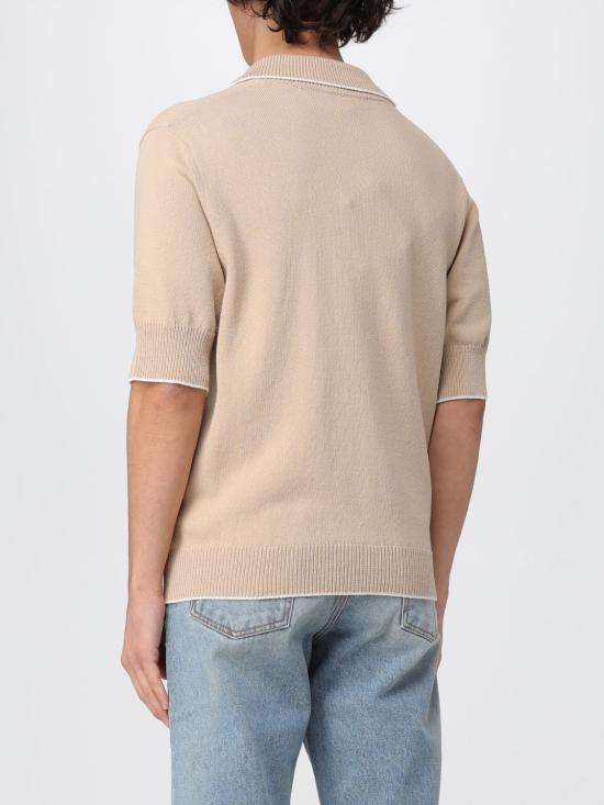 25FW 발망 폴로 티셔츠 FH1GB049KI76 GMP Beige - BALMAIN