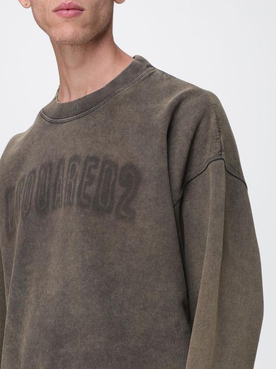 25FW 디스퀘어드2 긴팔 티셔츠 S74GU0885D20020 135 Brown - DSQUARED2