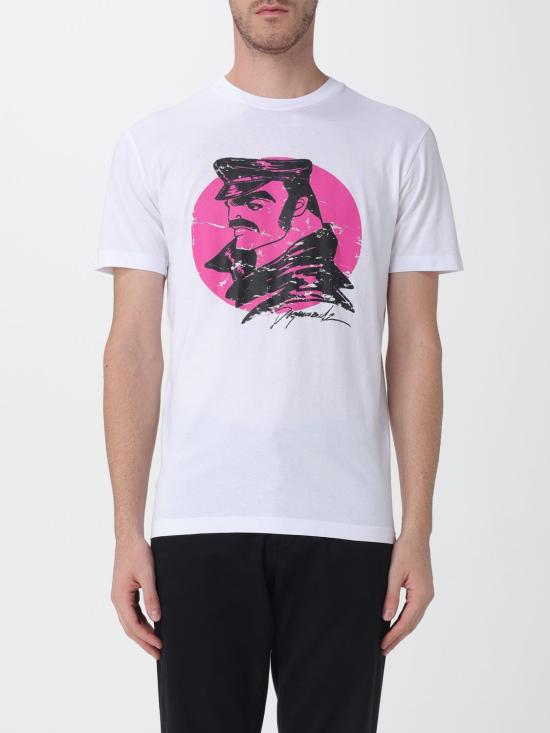 25FW 디스퀘어드2 반팔 티셔츠 S71GD1583D20020 100 White