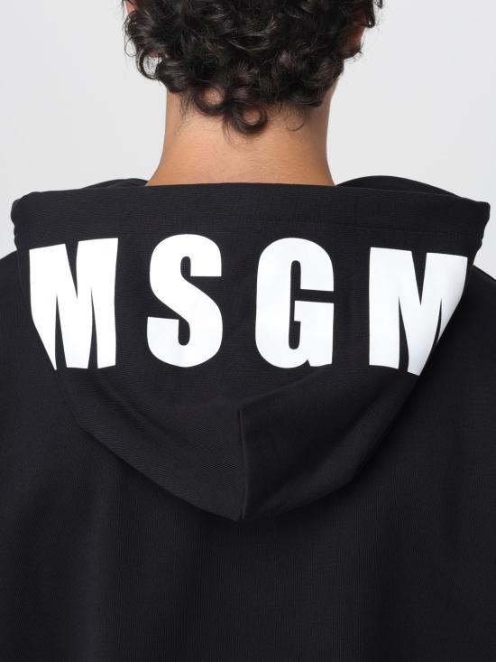 25FW 엠에스지엠 긴팔 티셔츠 2000MM535300000 99 Black - MSGM