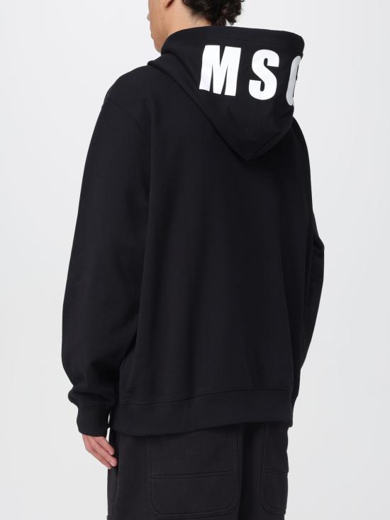25FW 엠에스지엠 긴팔 티셔츠 2000MM535300000 99 Black - MSGM