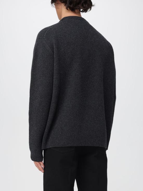 25FW 구찌 울 캐시미어 립 니트 스웨터 833499XKEYJ 1043 Charcoal - GUCCI