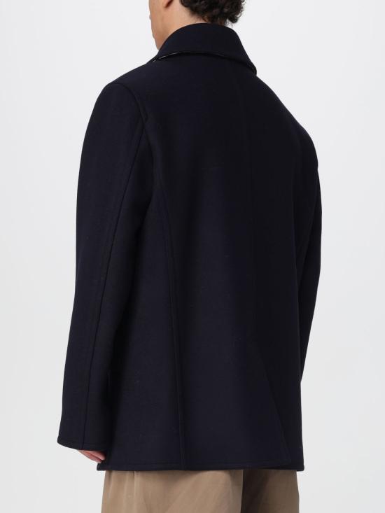 25FW 버버리 울 피코트 8115005 Blue - BURBERRY