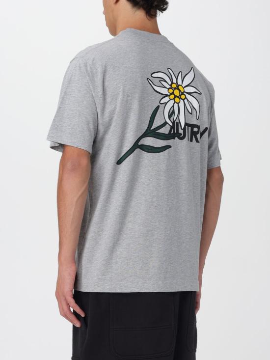 25FW 오트리 반팔 티셔츠 TSPX U2CD Grey 1 - AUTRY