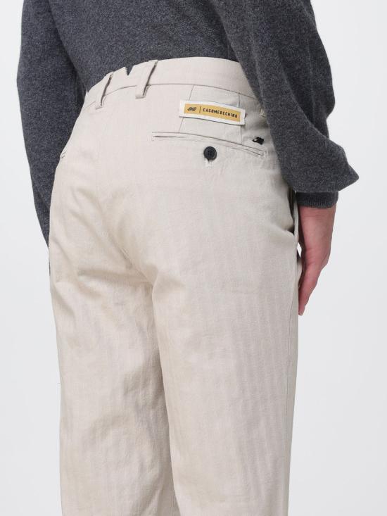 25FW 메이슨 스트레이트 팬츠 9PN29420MTE268020 020 Yellow Cream - MASON'S