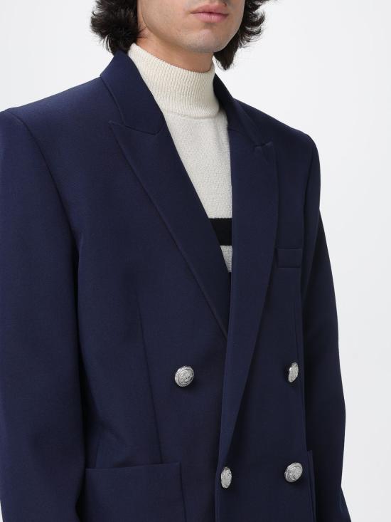 25FW 발망 수트 자켓 FH1SG160WC09 6UC Blue - BALMAIN