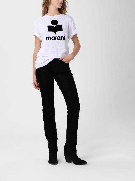 25FW 이자벨마랑에뚜왈 반팔 티셔츠 24PTS0001FBA1N09E 20WH White - ISABEL MARANT ETOILE