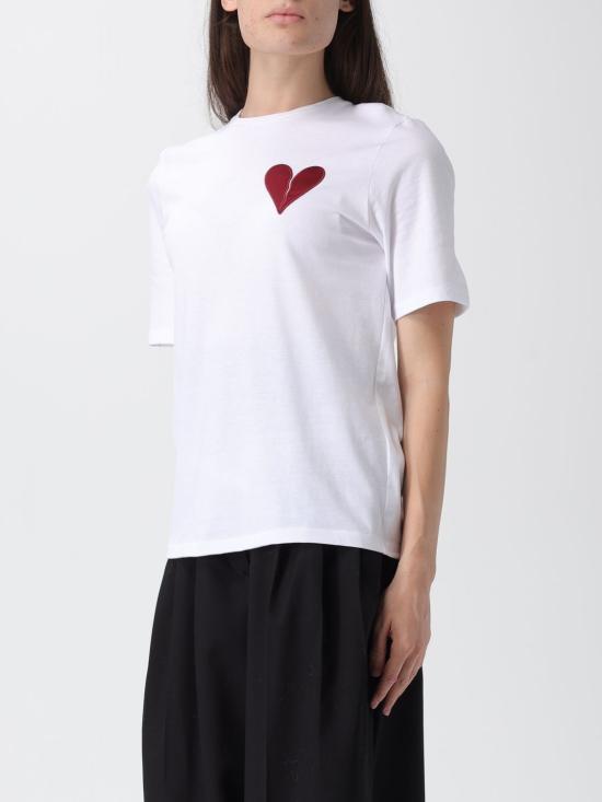 25FW 안토니오 마라스 반팔 티셔츠 MMGC063 BI0RS White - ANTONIO MARRAS