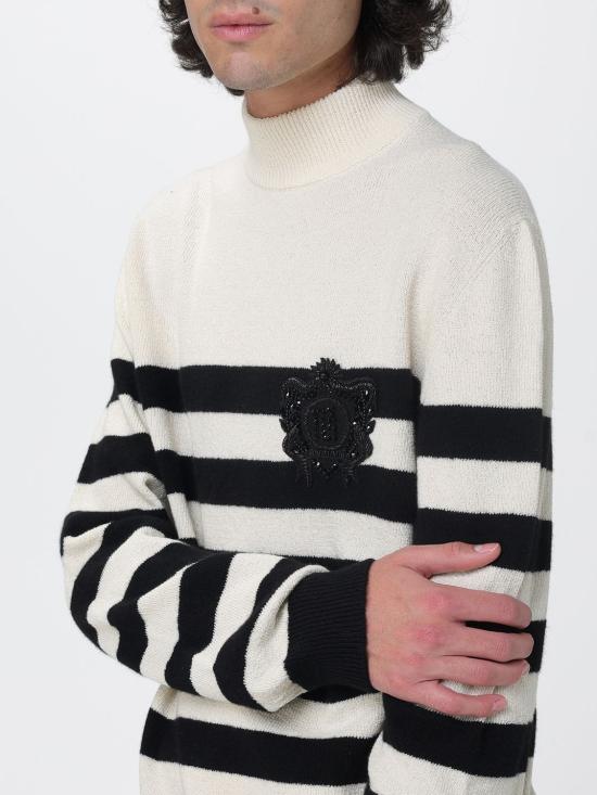 25FW 발망 스웨터 FH1KF12170KI GKP White - BALMAIN