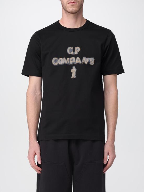25FW 씨피 컴퍼니 반팔 티셔츠 19CMTS111A110301W 999 Black