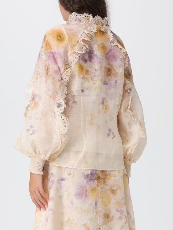 25FW 짐머만 블라우스 5455TF252 PSFL Beige - ZIMMERMANN