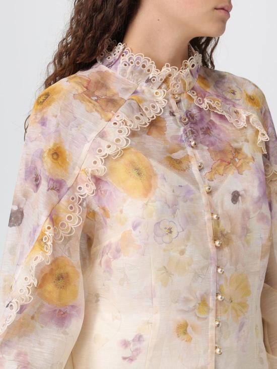 25FW 짐머만 블라우스 5455TF252 PSFL Beige - ZIMMERMANN