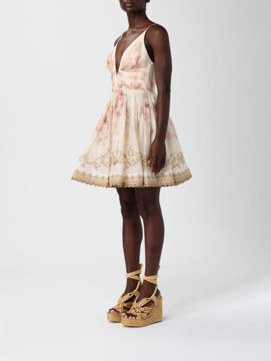 25FW 짐머만 롱 원피스 5302DF251 CPNY Beige - ZIMMERMANN