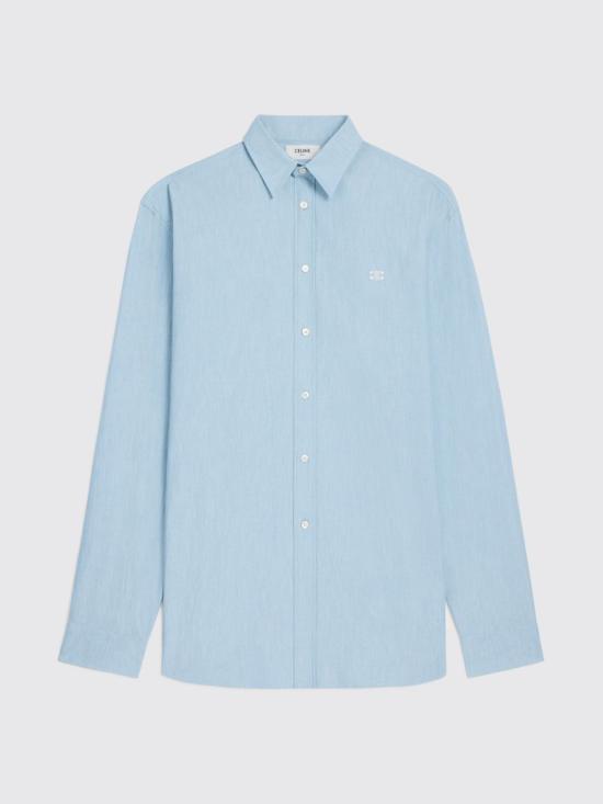 25FW 셀린느 셔츠 RC07L0A49 07BJ Gnawed Blue