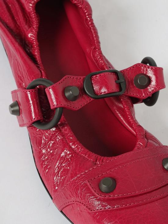 25FW 발렌시아가 시티 발레리나 828095WAD4Y 6618 Red - BALENCIAGA