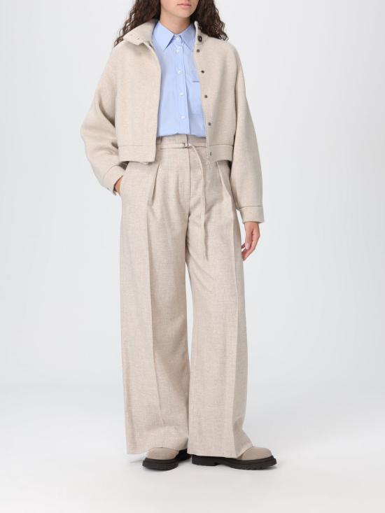 25FW 브루넬로 쿠치넬리 스웨터 M12207306 CFT47 Beige - BRUNELLO CUCINELLI