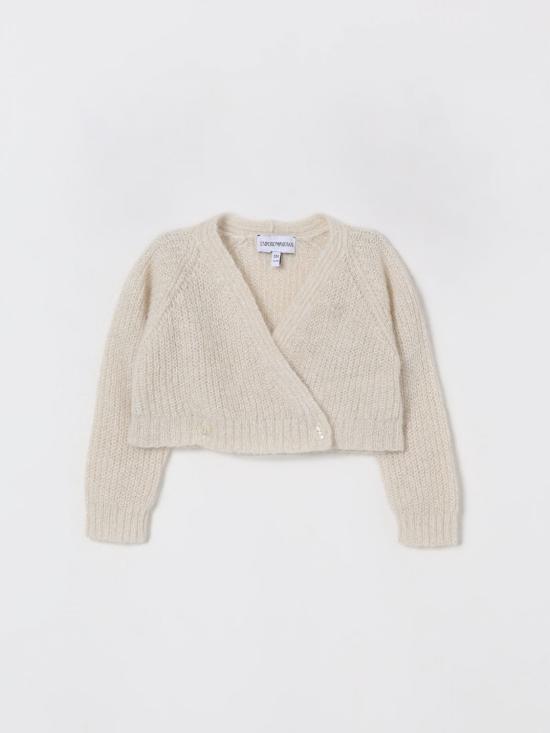 25FW [키즈] 엠포리오 아르마니 풀오버 EG000504AF19095 F0023 Yellow Cream