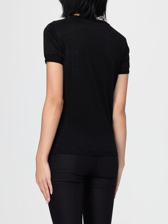 25FW 파트리지아페페 반팔 티셔츠 8K0278K128 K464 Black 2 - PATRIZIA PEPE