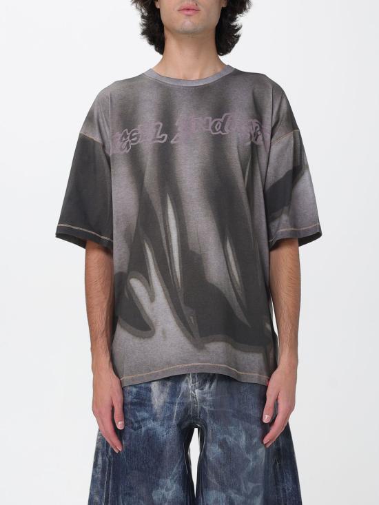 25FW 디젤 반팔 티셔츠 A216230BKBY 98BA Grey