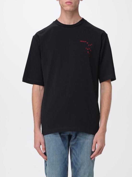 25FW 디스퀘어드2 반팔 티셔츠 S74GD1444D20020 900 Black