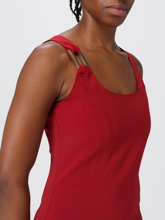 25FW 파트리지아페페 롱 원피스 8A1514A6F5 R862 Red - PATRIZIA PEPE